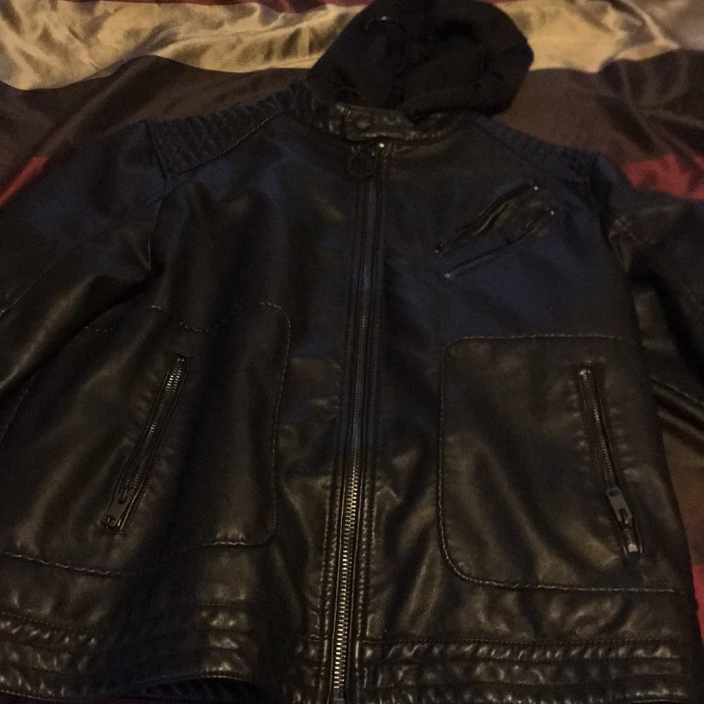 COPY - Black leather jacket express